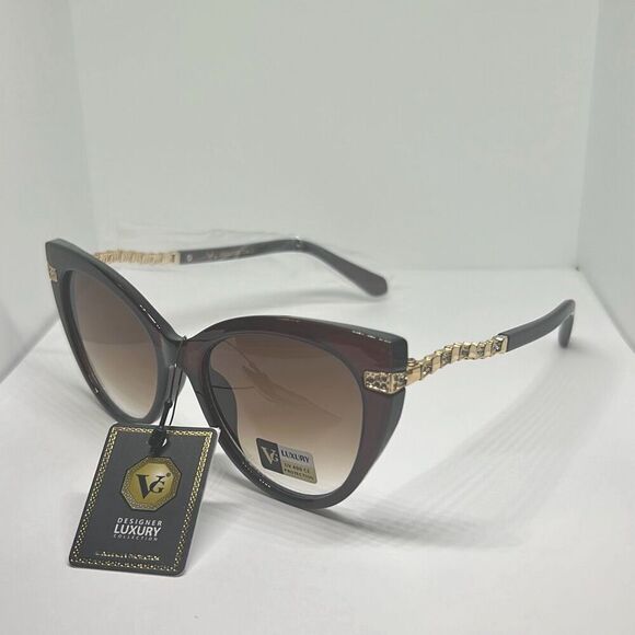 VG Cat Eye Bling Women’s Sunglasses - Picture 1 of 3